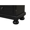 Charming Black Chest with Decorative Feet